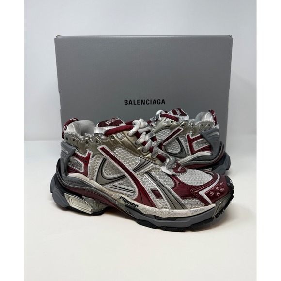 Balenciaga Shoes - Balenciaga Runner Sneaker Burgandy Size 5 US 35 EU